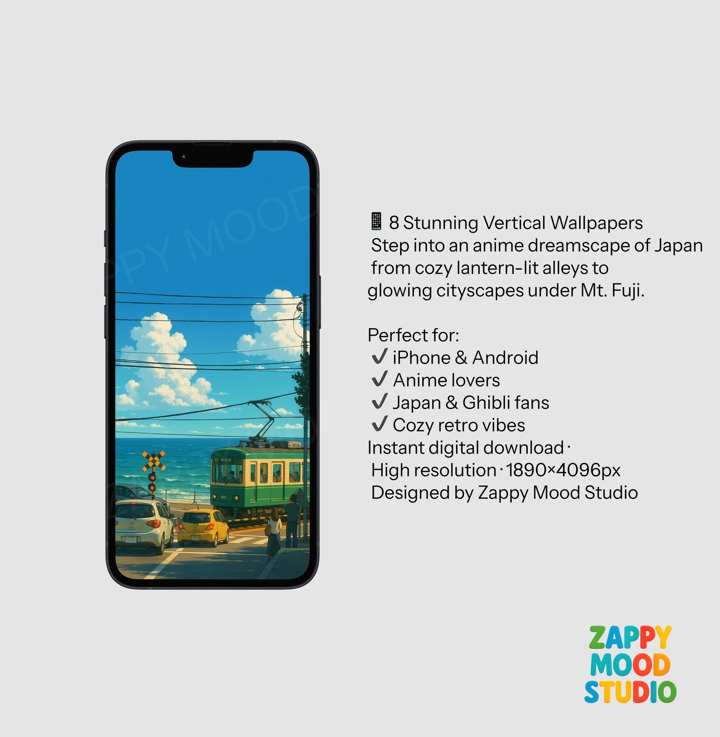 8 Anime Japan Wallpapers – Tokyo & Fuji Cityscape Pack