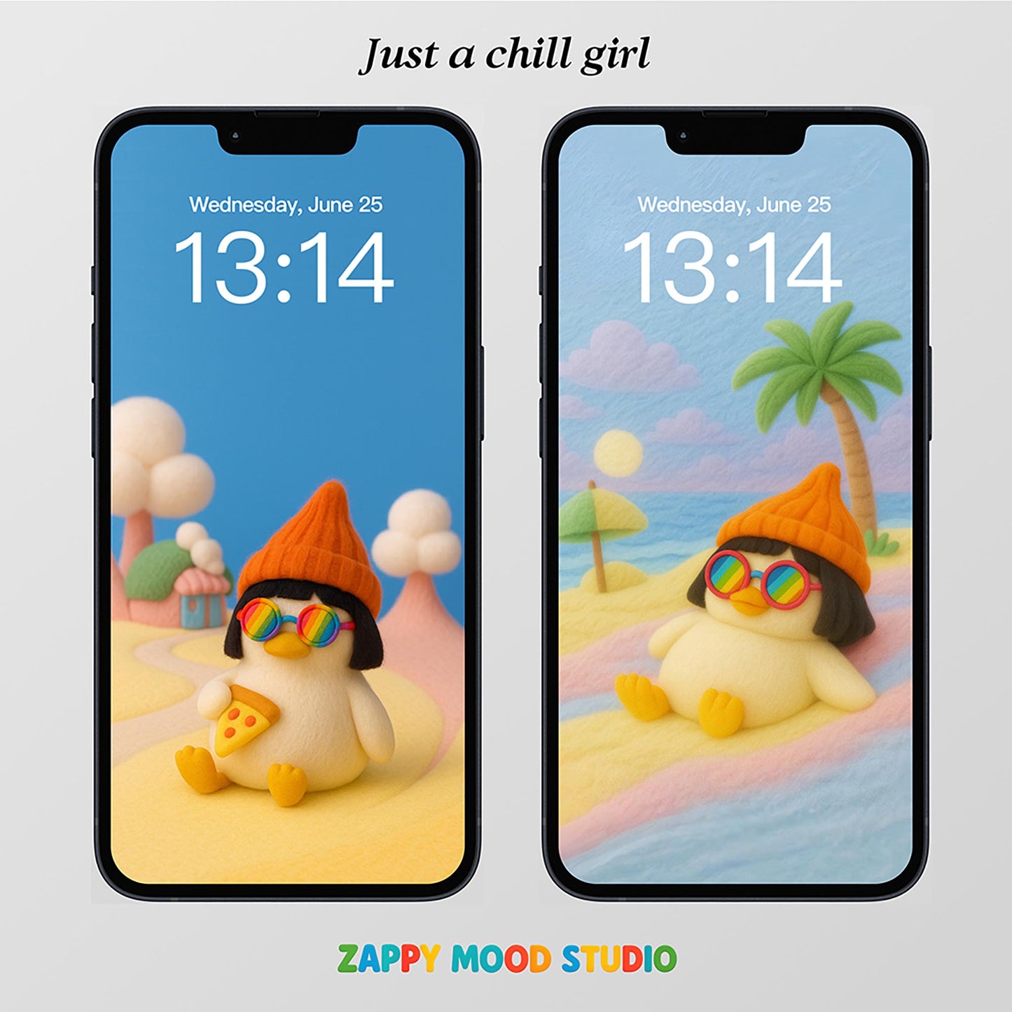 Chill Duck Summer Phone Wallpapers – Zappy Mood